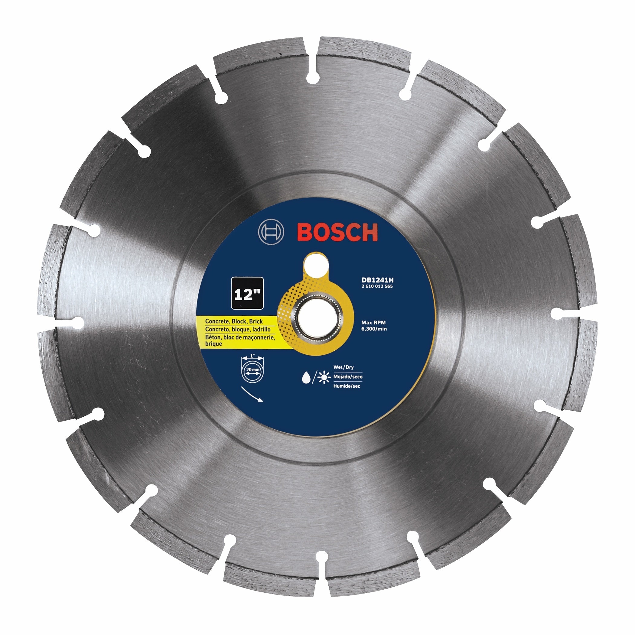 Bosch, BOSCH 12" Premium Segmented Rim Diamond Blade for Universal Rough Cuts