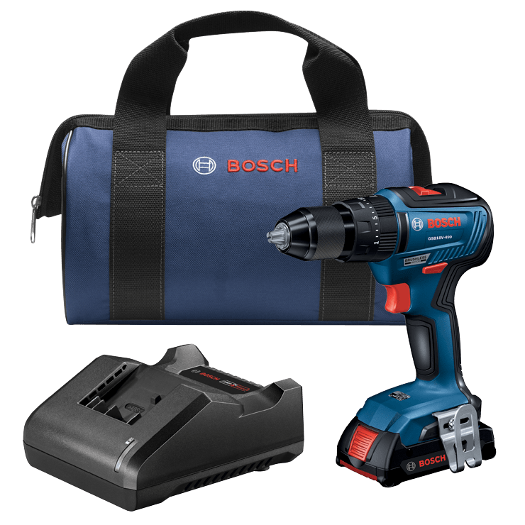 Bosch, BOSCH 18V EC Brushless 1/2" Hammer Drill/Driver Kit