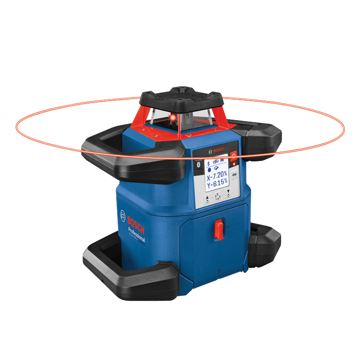 Bosch, BOSCH 18V REVOLVE4000 Connected Red-Beam Self-Leveling Horizontal Rotary Laser Kit