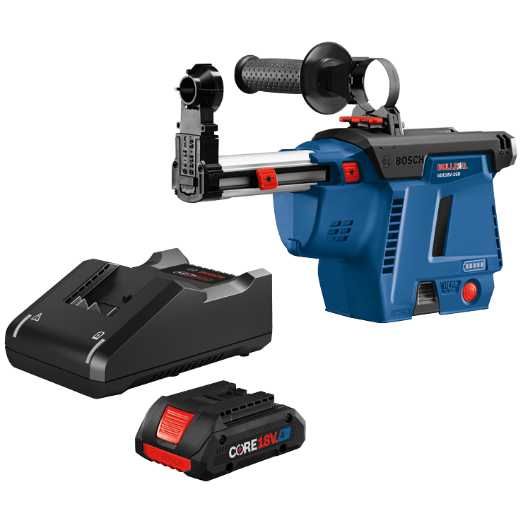 Bosch, BOSCH 18V SDS-PLUS® BULLDOG™ 1" Dust Collection Attachment Kit