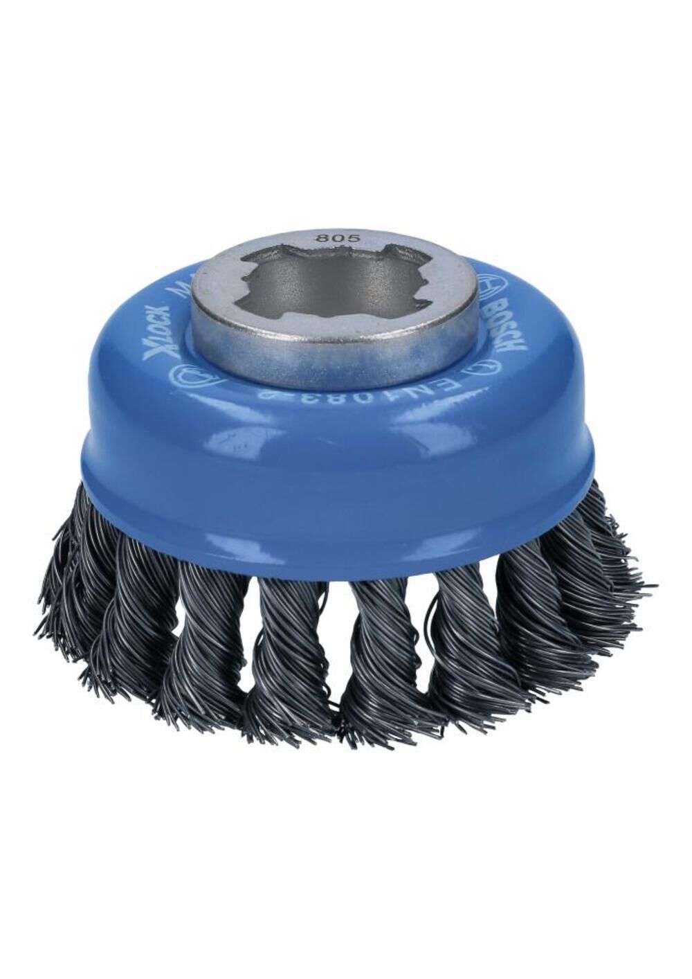 Bosch, BOSCH 3" Wheel Dia. X-LOCK Arbor Carbon Steel Knotted Wire Single Row Cup Brush (5 PACK)