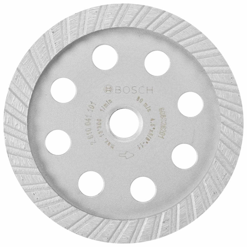 Bosch, BOSCH 4-1/2" Turbo Diamond Cup Wheel (3 PACK)