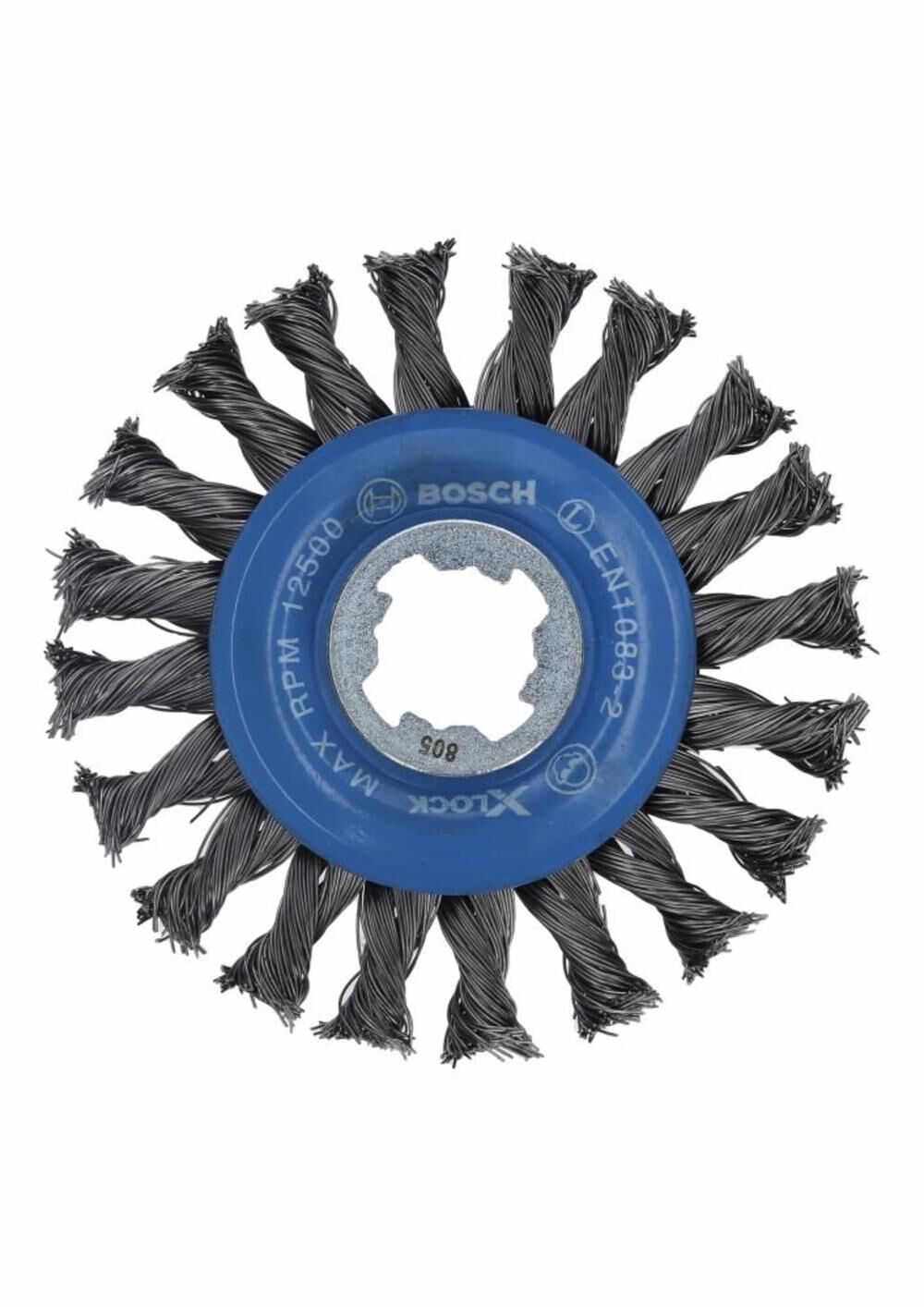 Bosch, BOSCH 4-1/2" Wheel Dia. X-LOCK Arbor Carbon Steel Full Cable Knotted Wire Wheel (5 PACK)