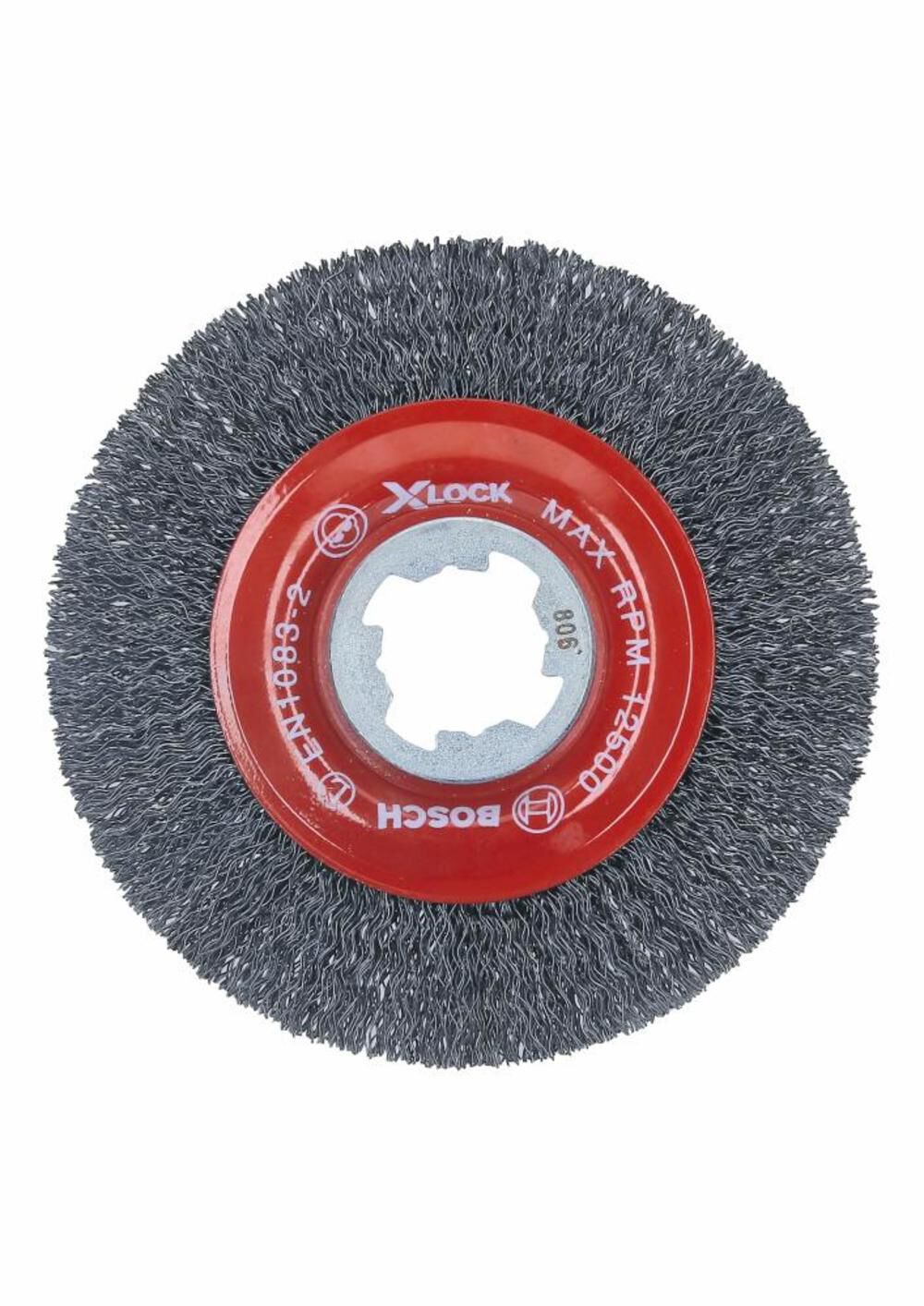 Bosch, BOSCH 4-1/2" Wheel Dia. X-LOCK Arbor Tempered Steel Crimped Wire Wheel (5 PACK)