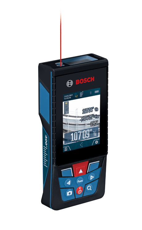 Bosch, BOSCH BLAZE™ Outdoor 400' Connected Lithium-Ion Laser Measure w/ Camera