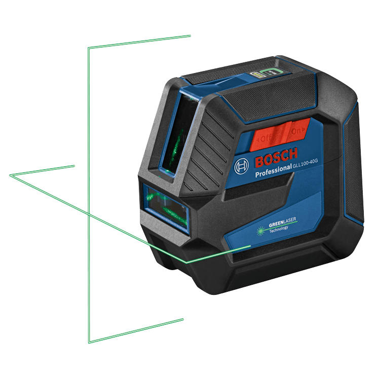 Bosch, BOSCH Green-Beam Self-Leveling Cross-Line Laser