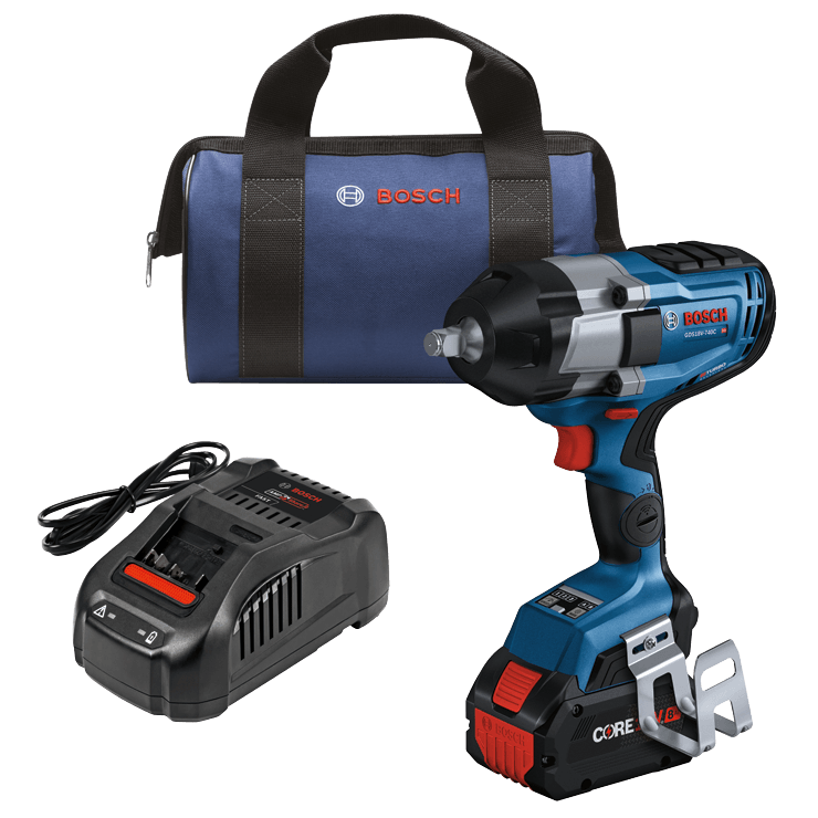 Bosch, BOSCH PROFACTOR™ 18V Connected 1/2" Impact Wrench w/ Friction Ring Kit