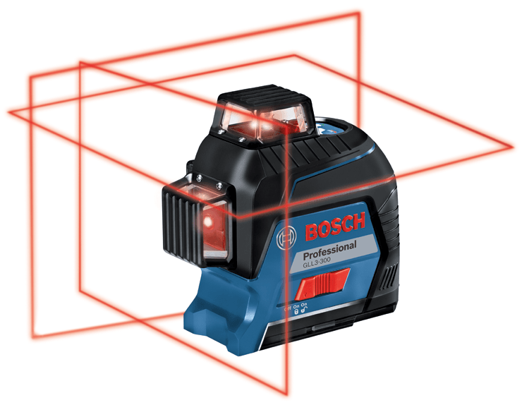 Bosch, BOSCH Red-Beam 360° Three-Plane Leveling & Alignment-Line Laser