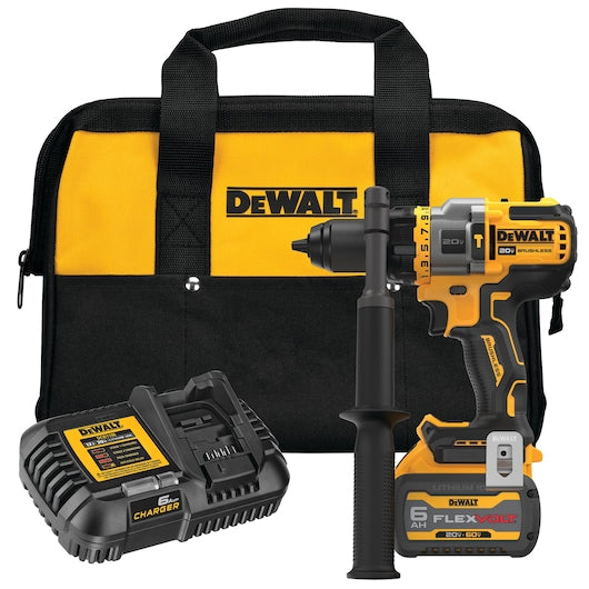 DeWalt, DEWALT 20V MAX* 1/2" Hammer Drill/Driver w/ FLEXVOLT ADVANTAGE™ Kit