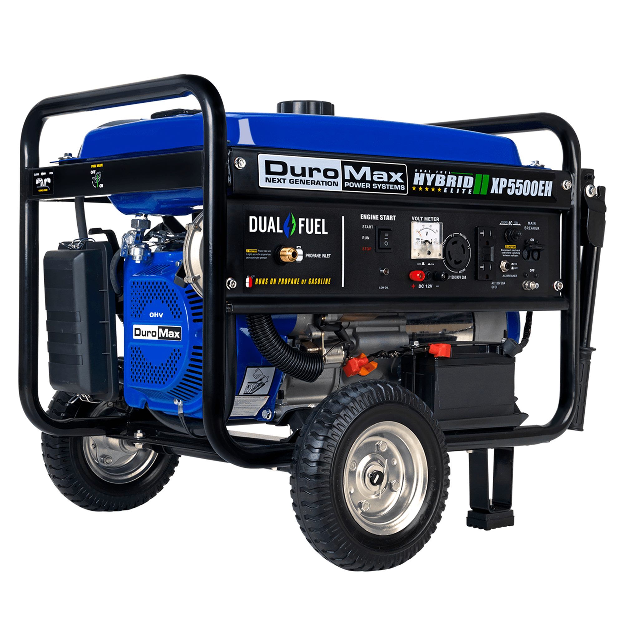 DuroMax, DuroMax XP5500EH 5,500 Watt Portable Dual Fuel Gas Propane Powered Generator