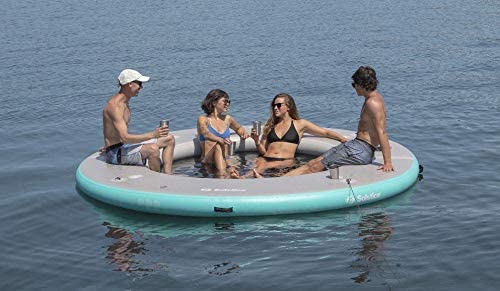 Swimline, Swimline Solstice 38100 10 x 10 ft. Circular Floating Lounge Dock New