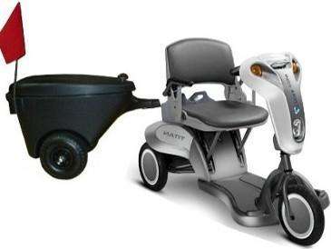 Tzora, Tzora Titan 3 Wheel Heavy Duty Folding Mobility Scooter Gray New