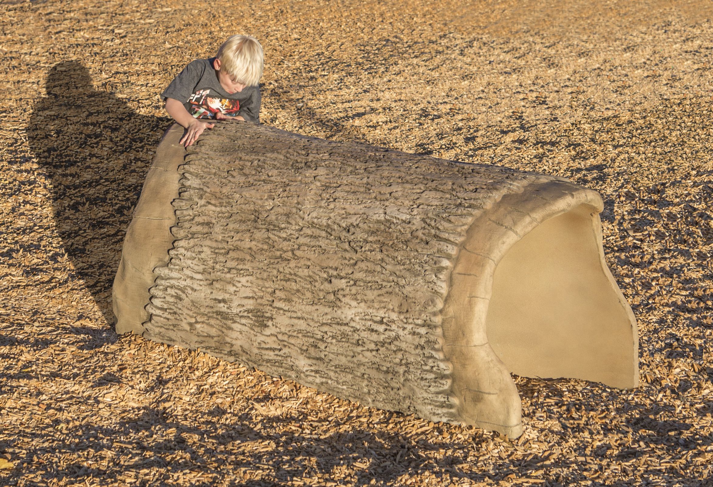 UltraPlay, UltraPlay 6LT 6' Log Tunnel NatureROCKS Playset New