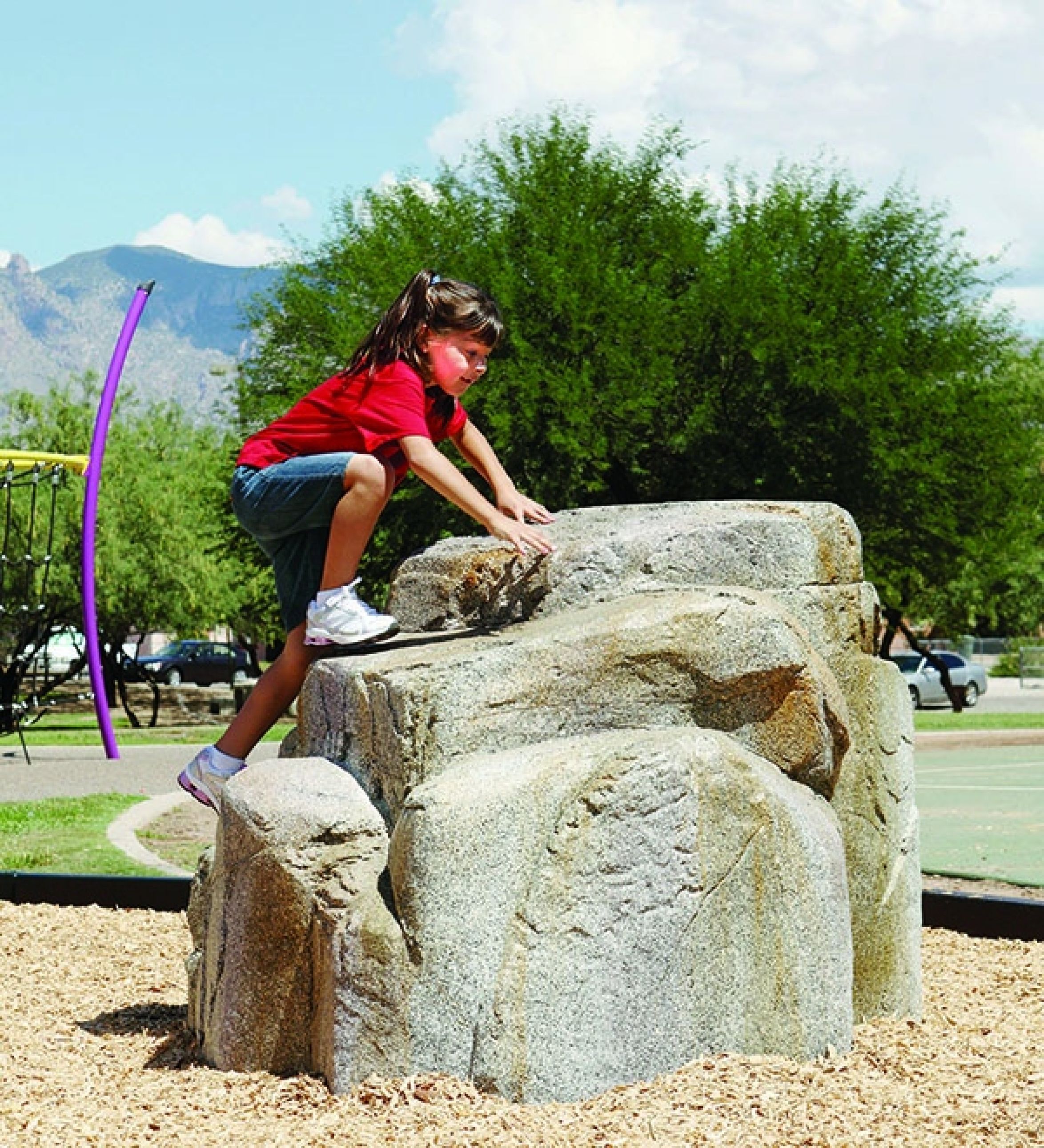 UltraPlay, UltraPlay GRN-SM Granite Boulder Small NatureROCKS Playset New