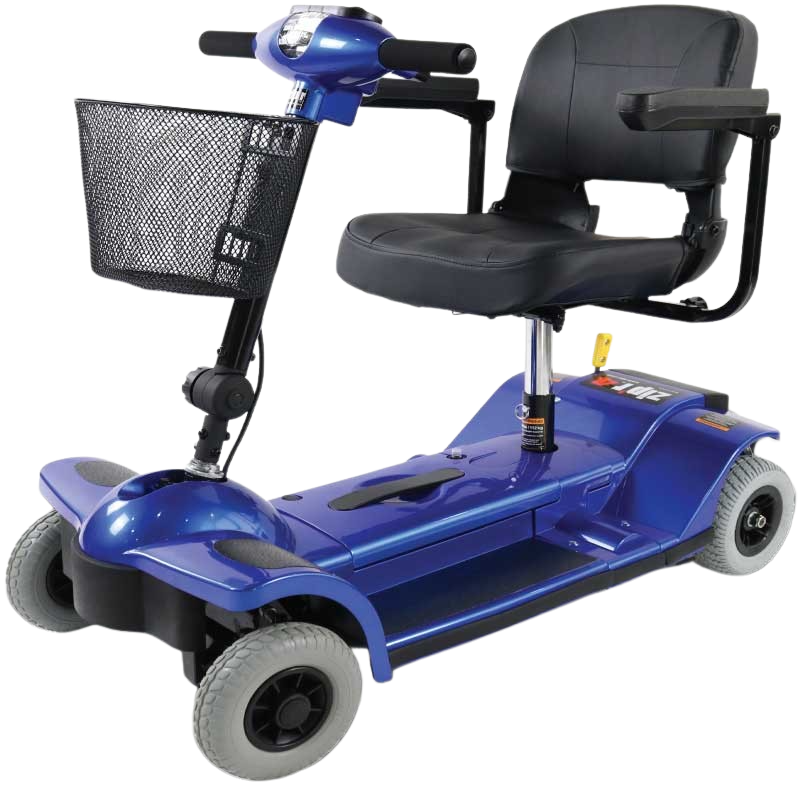 Zip'r, Zip'r 4 XTRA Traveler Long Range Mobility Scooter Blue New