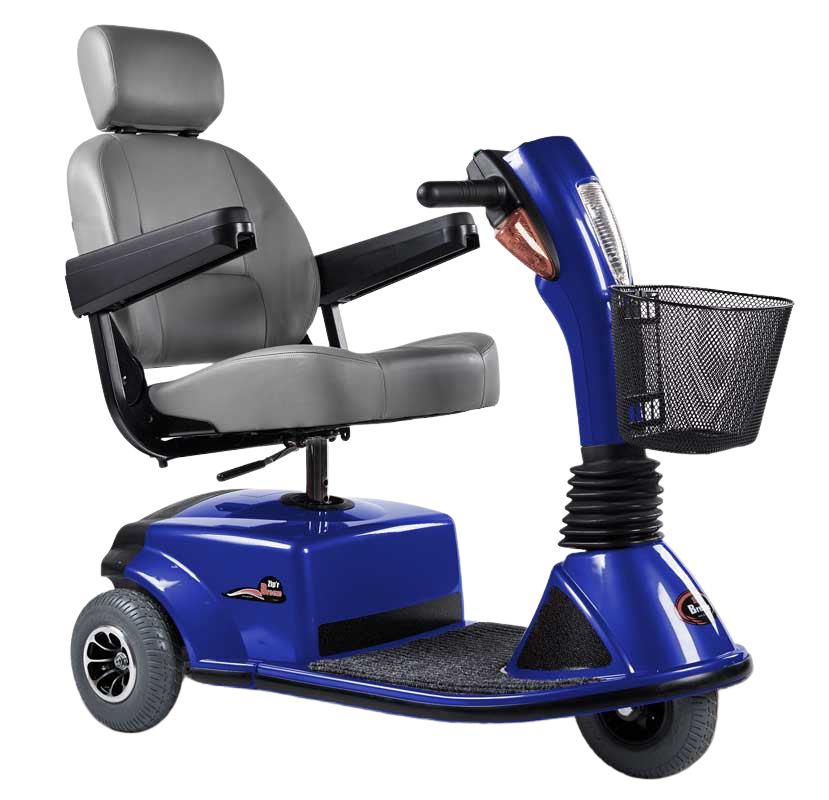 Zip'r, Zip'r Breeze 3-Wheel 24V 250W Heavy Duty Mobility Scooter Blue New